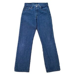 Levis 501 XX Jean Men 32x33, Tag 32x34 Blue Denim Button Fly Relaxed Straight